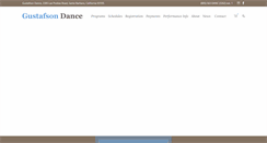 Desktop Screenshot of gustafsondance.com